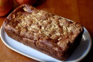 Healthy Cinnamon Apple Bread