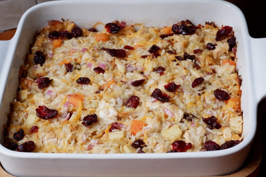 Harvest Chicken Rice Bake
