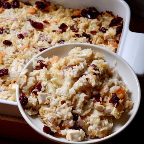 Harvest Chicken Rice Bake