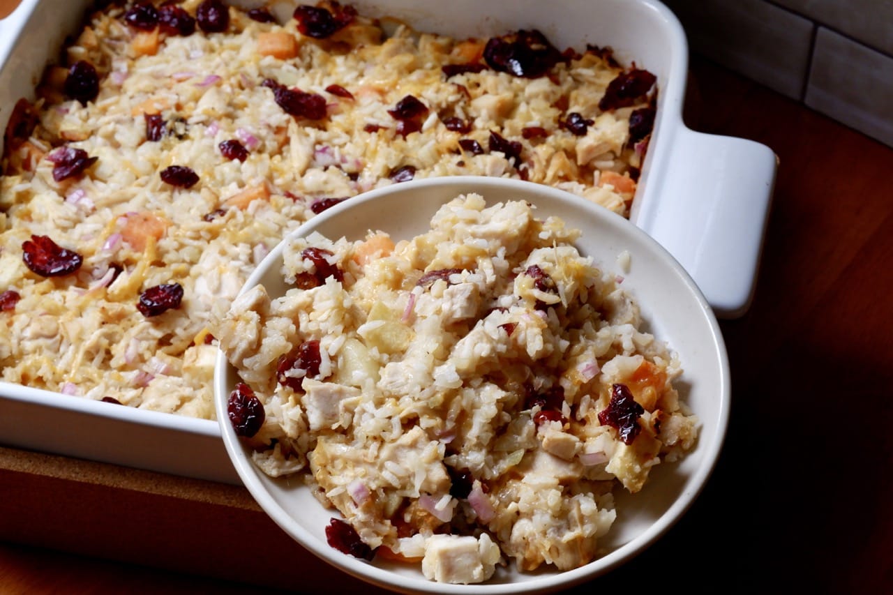 Harvest Chicken Rice Bake