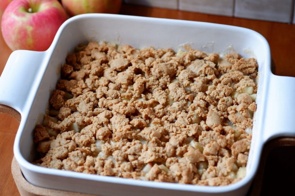peanut butter apple cobbler