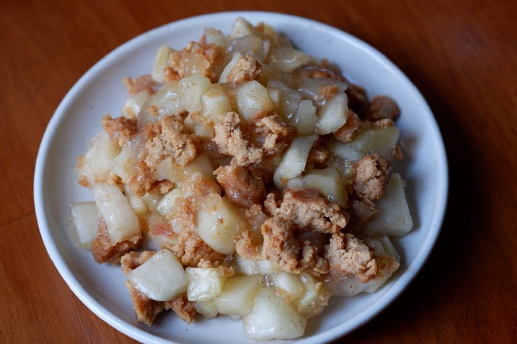 peanut butter apple cobbler