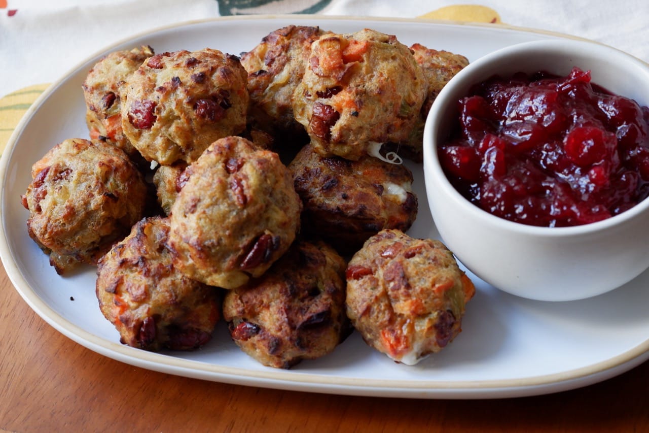 Leftover Thanksgiving Stuffing Balls