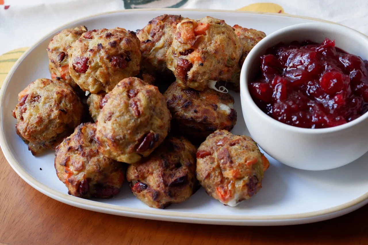 Leftover Thanksgiving Stuffing Balls