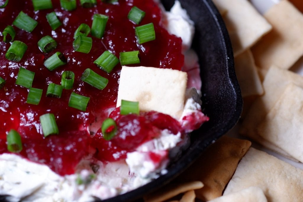 Cranberry Jalapeno Cream Cheese Dip