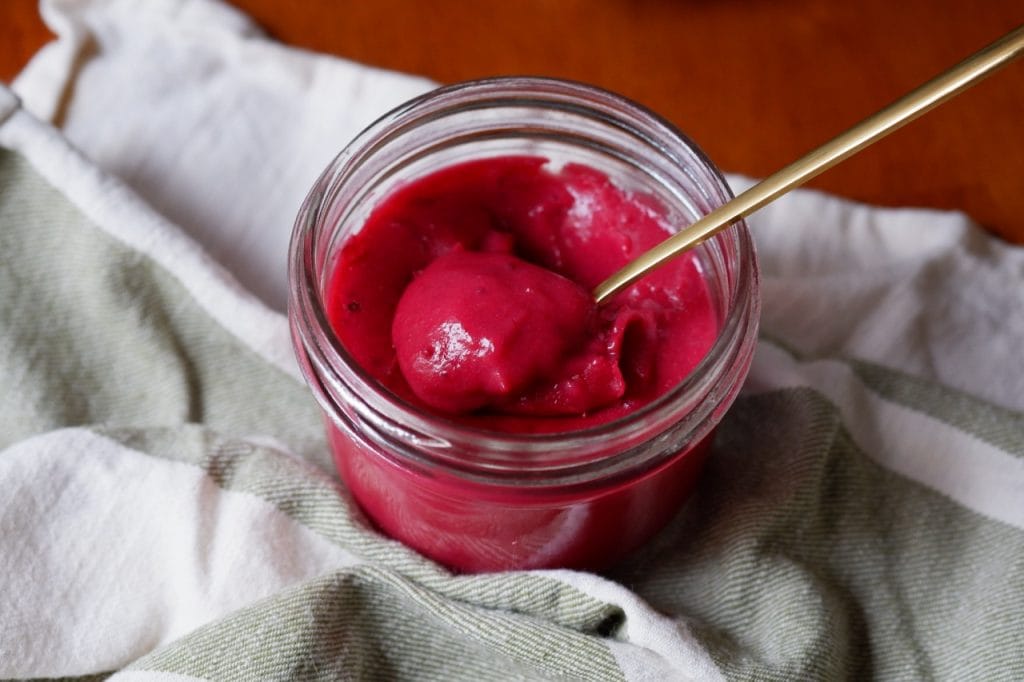 cranberry curd
