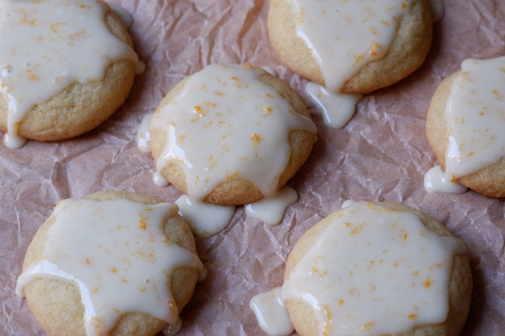 Orange Sugar Cookies with Orange Glaze