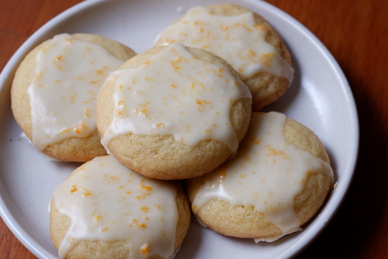 Orange Sugar Cookies with Orange Glaze