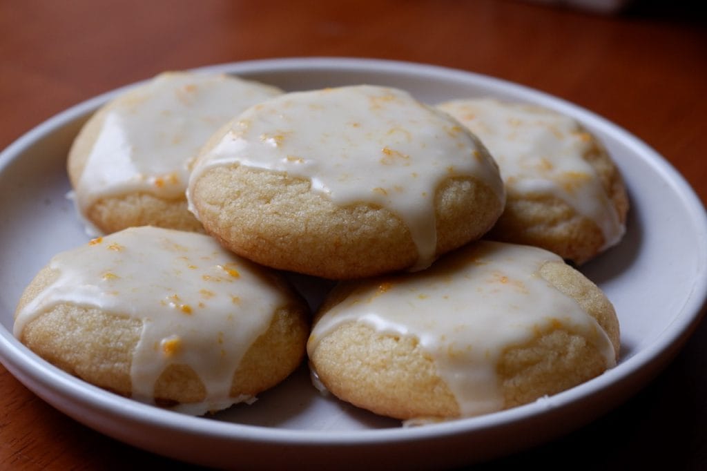 Orange Sugar Cookies with Orange Glaze