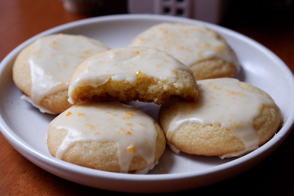 Orange Sugar Cookies with Orange Glaze
