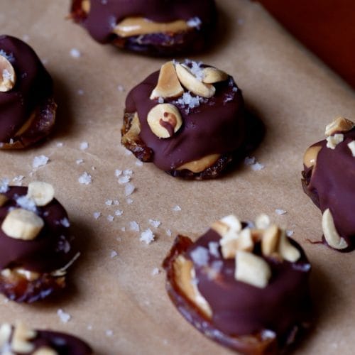 banana snickers bites