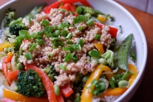 Sweet Ginger Chili Chicken Bowls