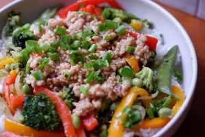 Sweet Ginger Chili Chicken Bowls
