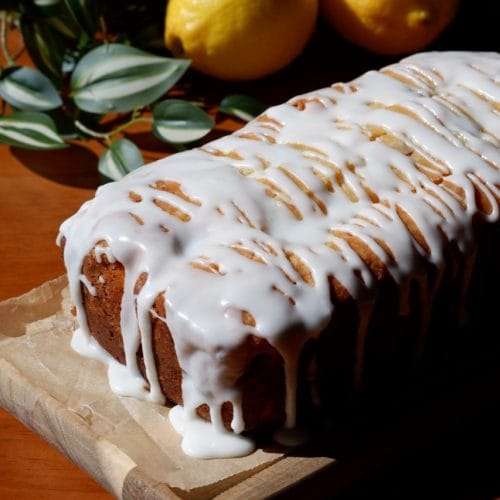 Greek Yogurt Lemon Berry Loaf Cake