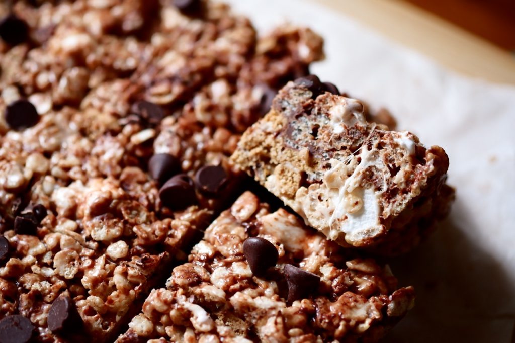 smores rice krispies