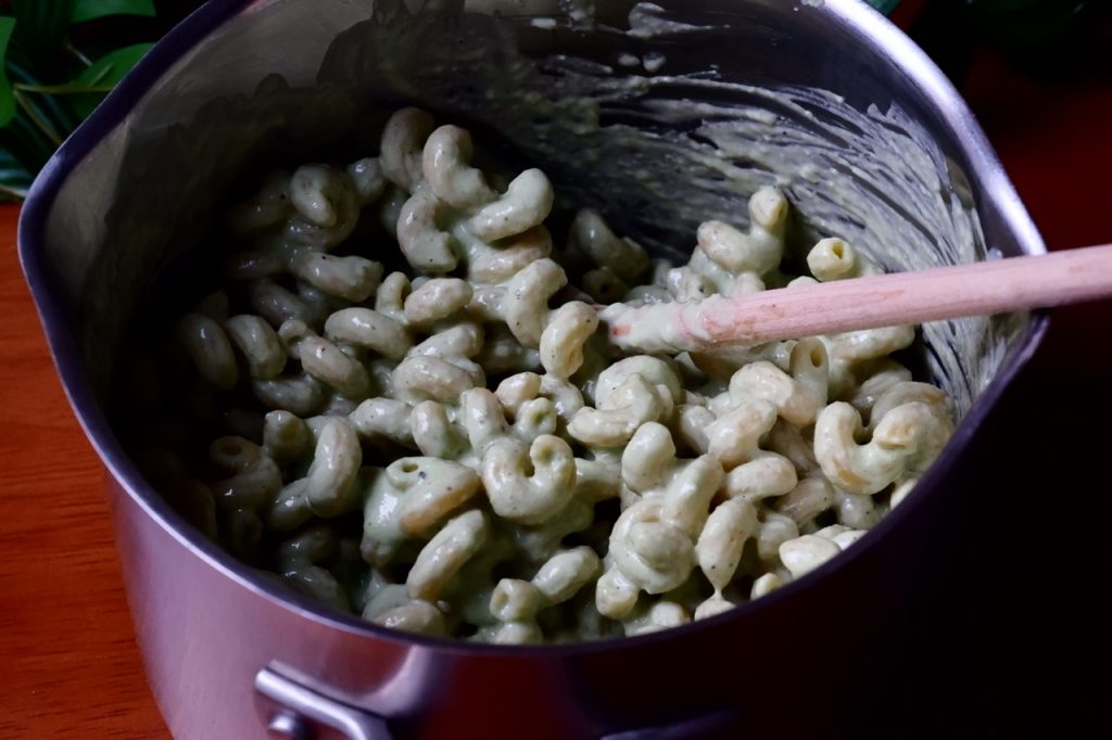 Cottage Cheese Basil Parmesan Pasta