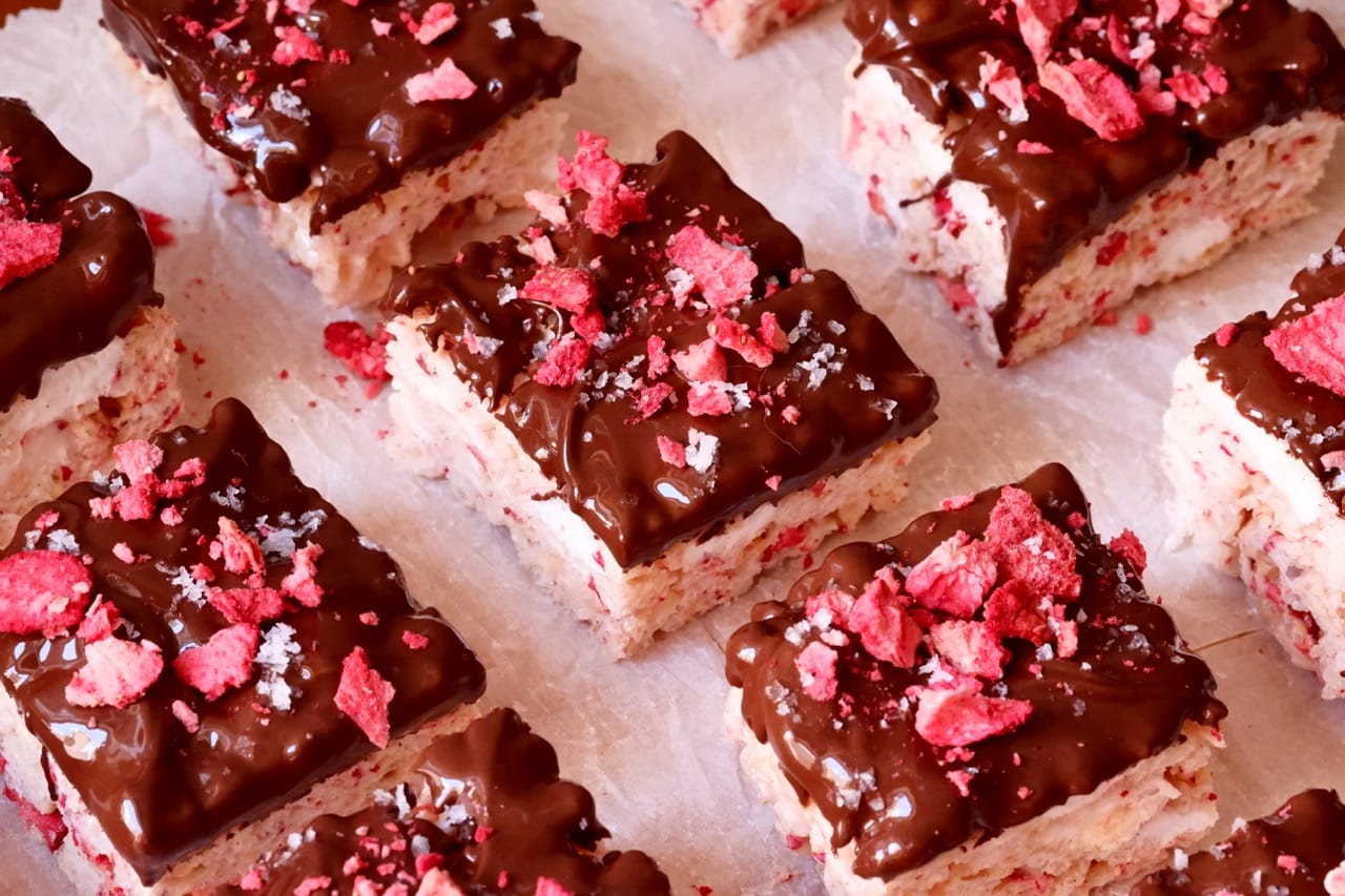 Chocolate Strawberry RIce Krispies