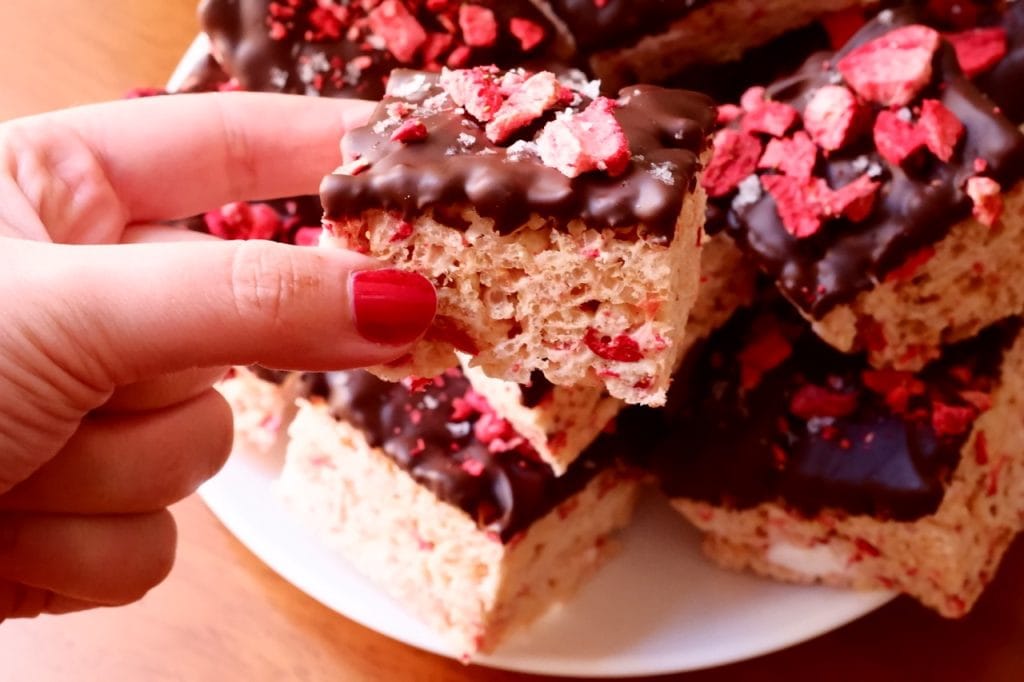 Chocolate Strawberry RIce Krispies