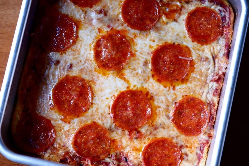 Cottage Cheese Pizza Bake