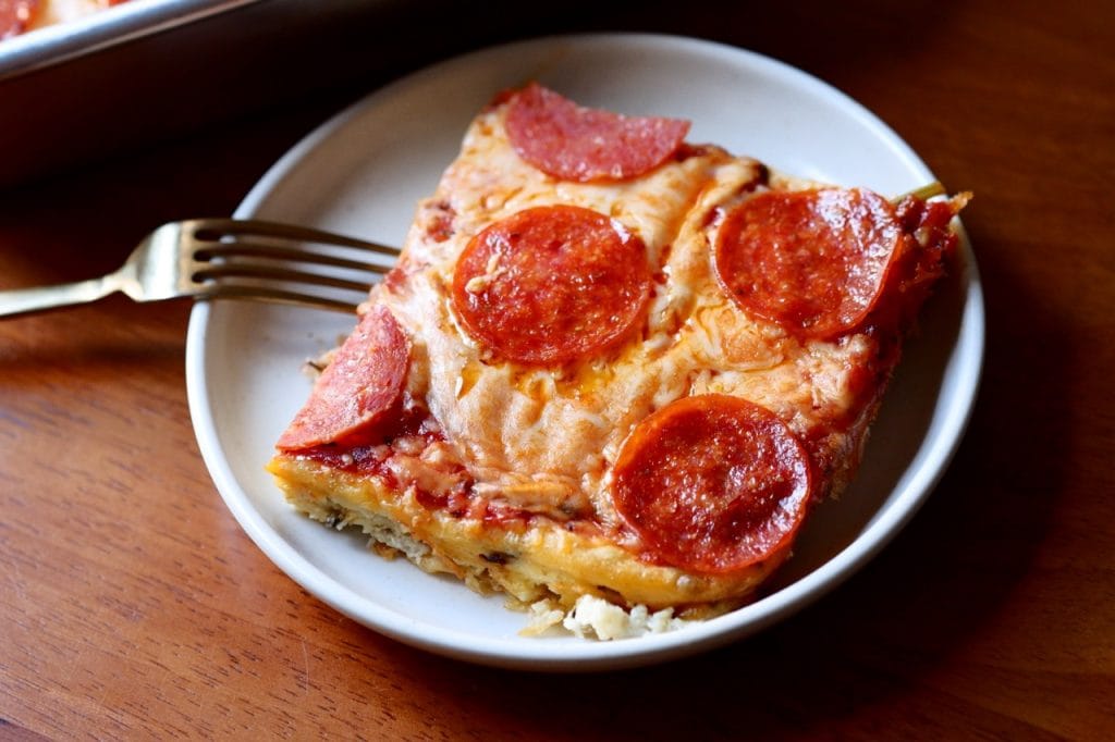 Cottage Cheese Pizza Bake