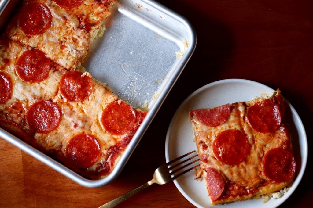 Cottage Cheese Pizza Bake