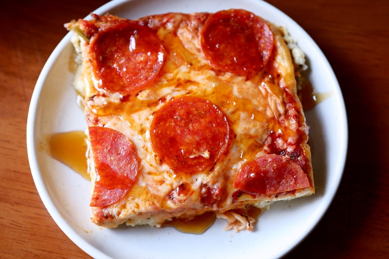 Cottage Cheese Pizza Bake