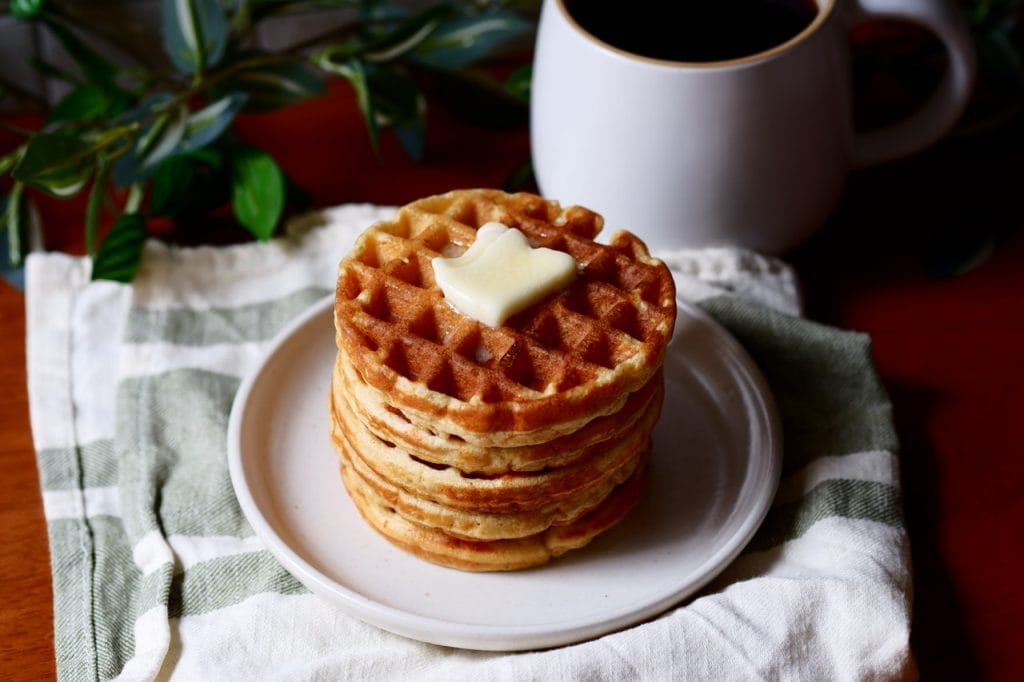 GF Cottage Cheese Waffles