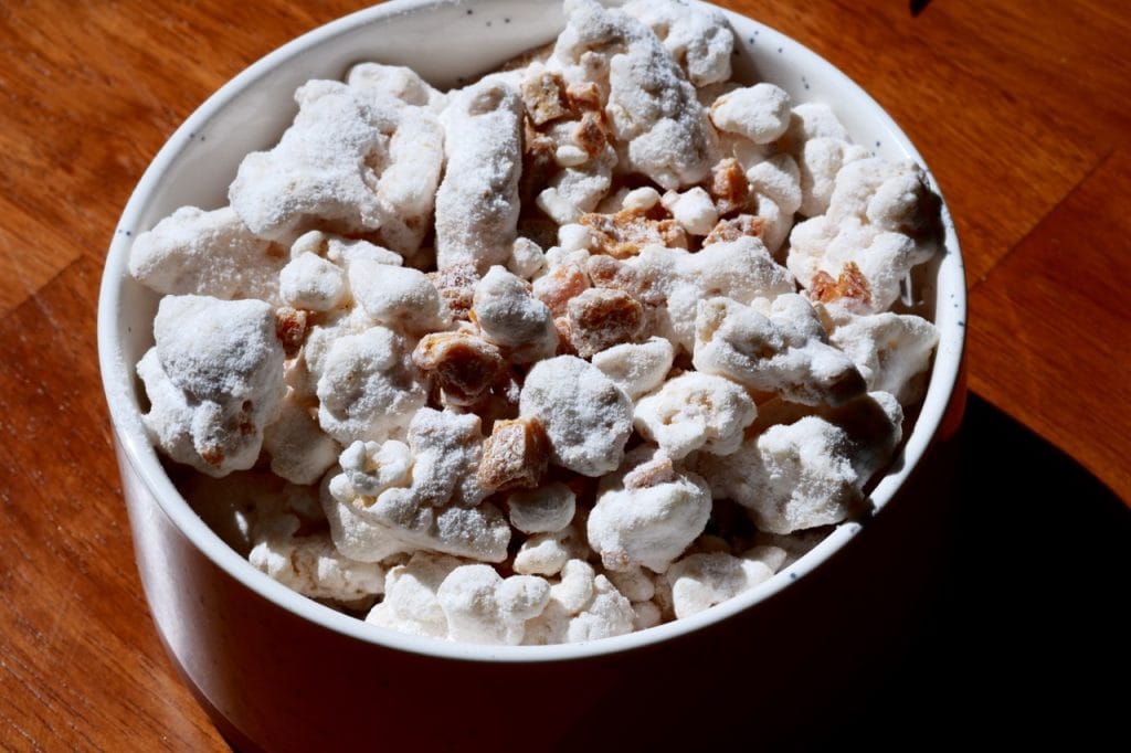 Mango Sticky Rice Cake Muddy Buddies