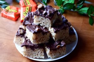 Chocolate PB Rice krispie Treats