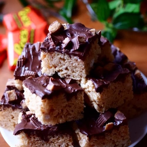 Chocolate PB Rice krispie Treats