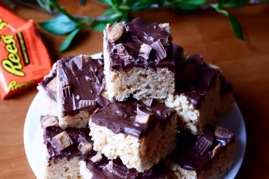 Chocolate PB Rice krispie Treats