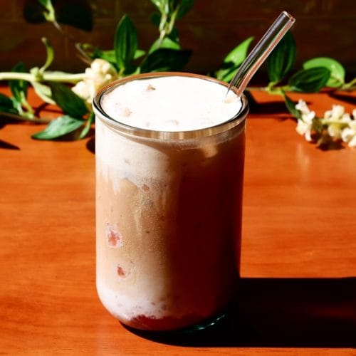 PB & J Iced Latte