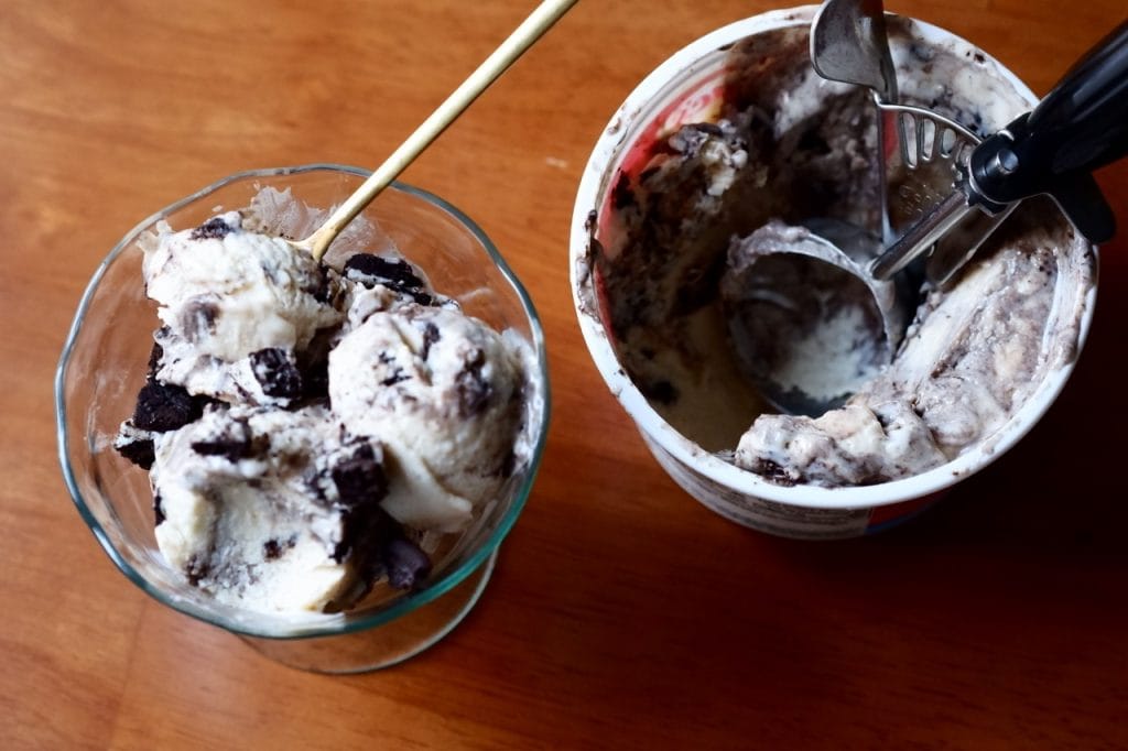 PB Oreo Cottage Cheese Ice Cream