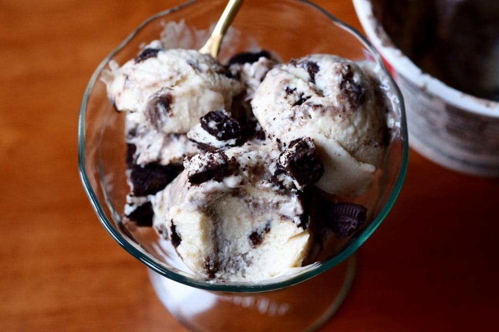 PB Oreo Cottage Cheese Ice Cream