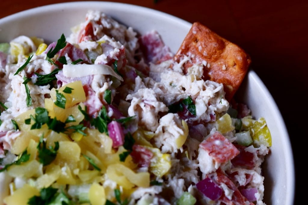 Italian Hoagie Chicken Salad