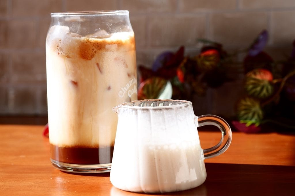 Apple Pie Iced Latte and Cold Foam