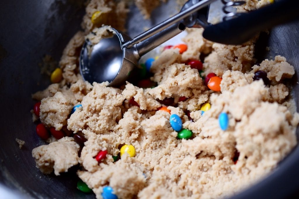 Healthy Edible M&M Cookie Dough