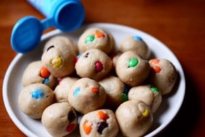 Healthy Edible M&M Cookie Dough