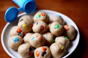 Healthy Edible M&M Cookie Dough