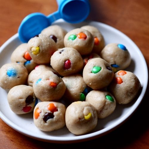 Healthy Edible M&M Cookie Dough